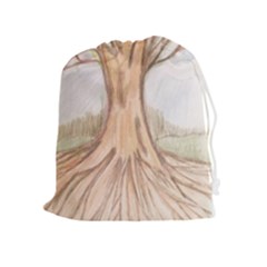 Roots Drawstring Pouch (xl) by glendatartist