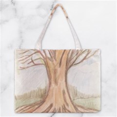 Roots Zipper Medium Tote Bag by glendatartist