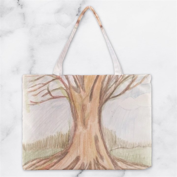 roots Zipper Medium Tote Bag