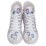 Purple unicorn shoes - Women s Hi-Top Skate Sneakers