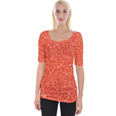 Wide Neckline T-Shirt