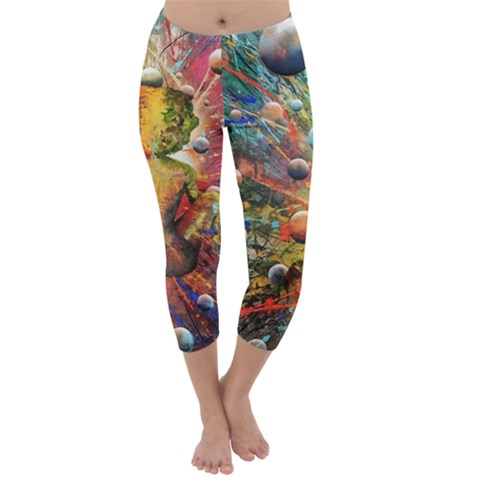 Capri Winter Leggings  Front