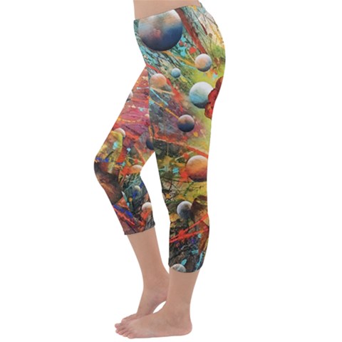 Capri Winter Leggings  Back