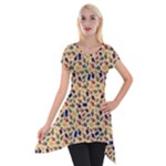 Tin Dogs and Police Boxes Tunic - Short Sleeve Side Drop Tunic