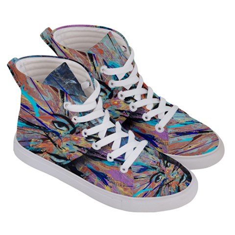 Women s Hi-Top Skate Sneakers 