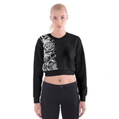 “Roses” Cropped Sweatshirt