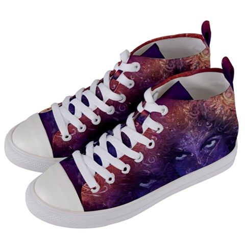 Women s Mid-Top Canvas Sneakers 