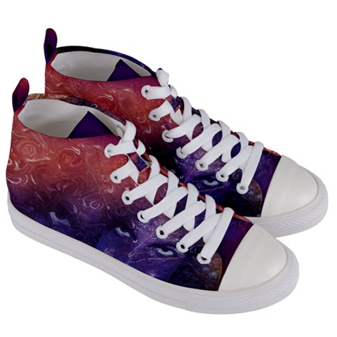 Women s Mid-Top Canvas Sneakers 