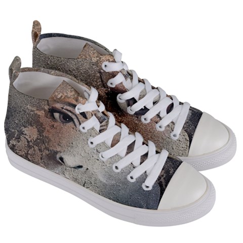 Women s Mid-Top Canvas Sneakers 