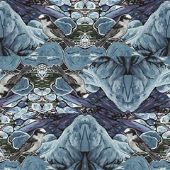  grey Jay  Fabric by reillyfitzart