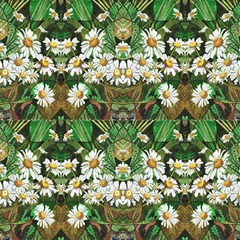 Daisies Fabric by reillyfitzart