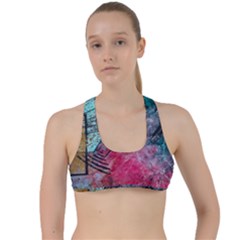 Lineage Strappy Sports Bra - Criss Cross Racerback Sports Bra