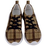  JustB  trendy in plaid~ish shades of brown - Women s Lightweight Sports Shoes