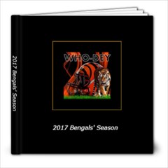 2017 Bengals Season Photo Book - 8x8 Photo Book (20 pages)