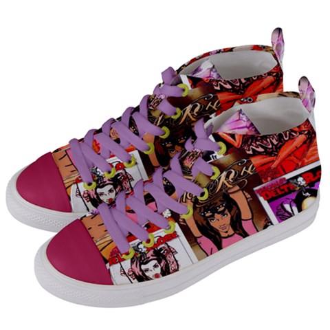 Women s Mid-Top Canvas Sneakers 