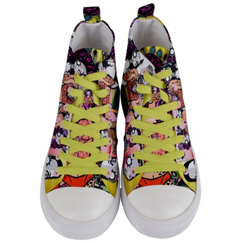 Women s Mid-Top Canvas Sneakers 