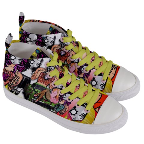 Women s Mid-Top Canvas Sneakers 