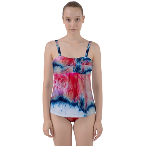 Twist Front Tankini Set 