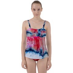 Red White & Blue Tankini - Twist Front Tankini Set