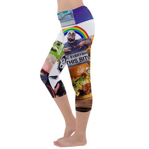 Capri Yoga Leggings Back