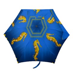 simpleblueseahorsemini - Mini Folding Umbrella