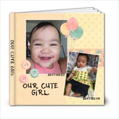 my cute girl - 6x6 Photo Book (20 pages)