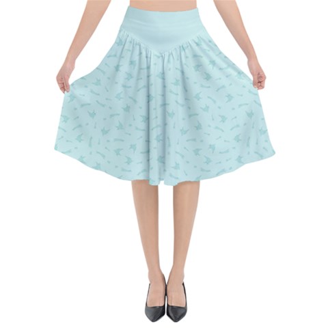 Flared Midi Skirt 