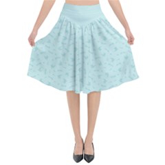 Mystical Silkens Flared Midi Skirt