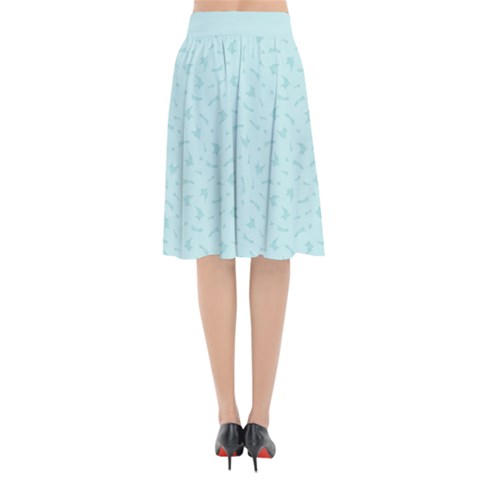 Flared Midi Skirt 