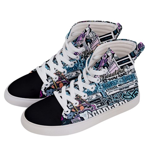 Women s Hi-Top Skate Sneakers 