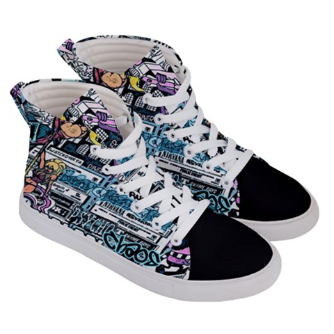 Women s Hi-Top Skate Sneakers 