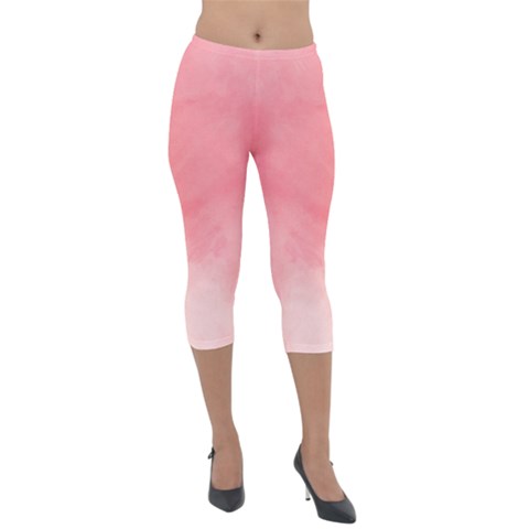 Lightweight Velour Capri Leggings  