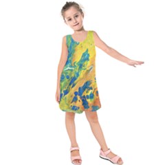 Sun Fire Girls Dress - Kids  Sleeveless Dress