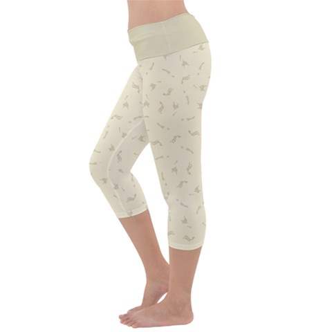 Capri Yoga Leggings Back