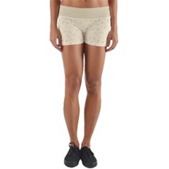 Cream Mythical Silkens Yoga Shorts