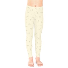 Cream Mythical Silkens Kids Leggings - Kids  Leggings