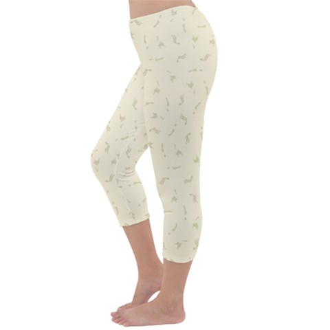 Capri Winter Leggings  Back