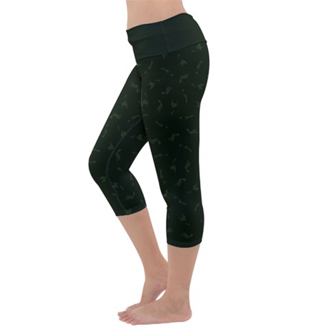 Capri Yoga Leggings Back