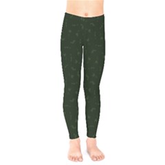 Green Mythical Silkens Kids Leggings - Kids  Leggings