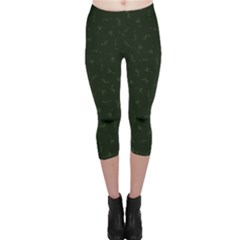 Greeen Mythical Silkens Capri Leggings - Capri Leggings 