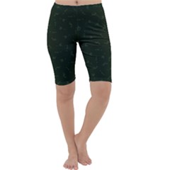 Green Mythical Silkens Cropped Leggings - Cropped Leggings 