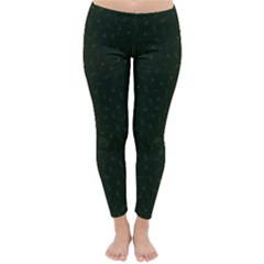 Green Mythical Silkens Winter Leggings - Classic Winter Leggings