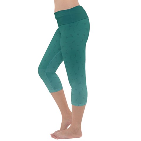 Capri Yoga Leggings Back