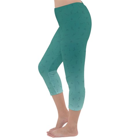 Capri Winter Leggings  Back