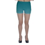 Teal Ombre Mythical Silkens Skinny Shorts