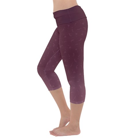 Capri Yoga Leggings Back