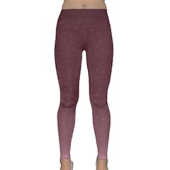 Pink Ombre Mythical Silkens Yoga Leggings - Classic Yoga Leggings