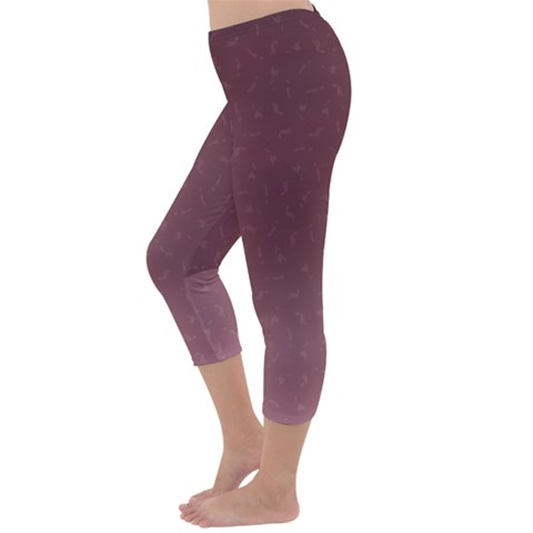 Capri Winter Leggings  Back