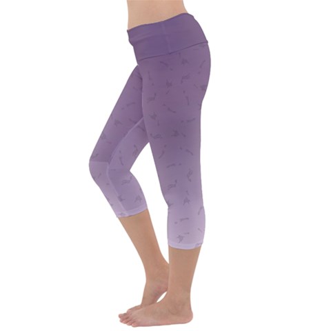 Capri Yoga Leggings Back