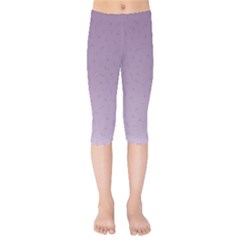 Purple Ombre Mythical Silkens Kids Capri Leggings - Kids  Capri Leggings 